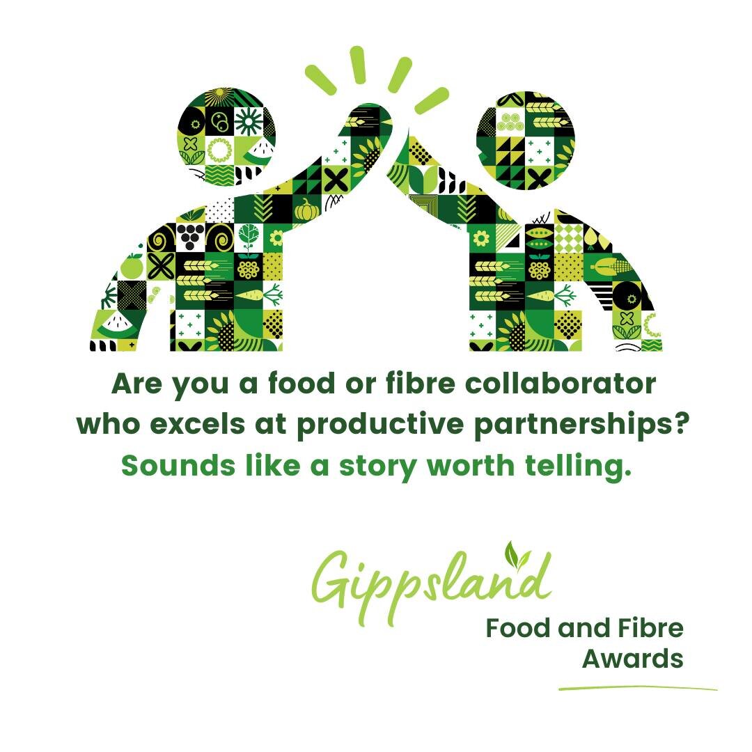 High five to all collaborators out there! With three weeks to go until entries close for the Gippsland Food and Fibre Awards, we're inviting applications from businesses that utilise collaboration as a means to enhance their offering while generating