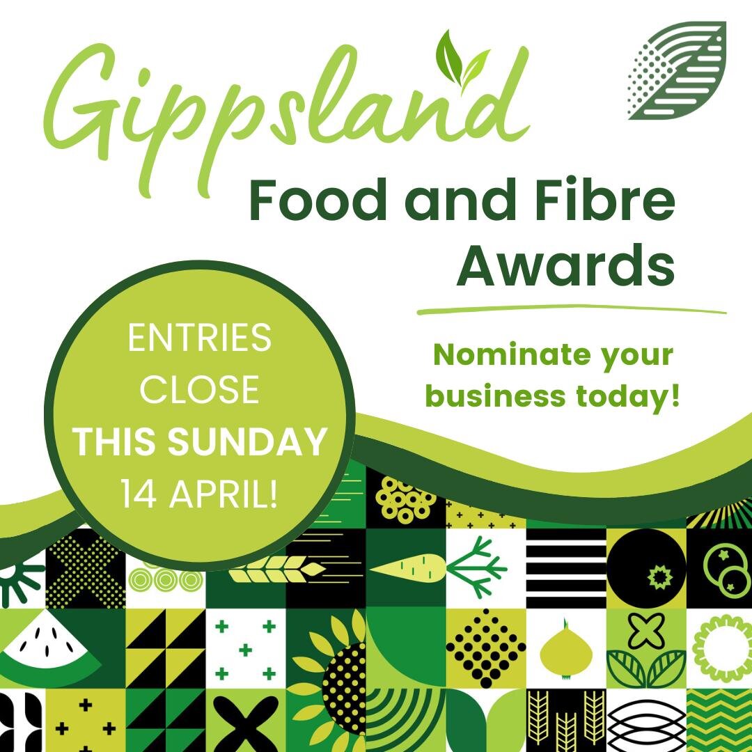 This week is the LAST CHANCE to submit an entry to the prestigious Gippsland Food and Fibre Awards for 2024! There are seven major categories that span a huge range of industries within the agribusiness sector. The eighth category is the highest acco