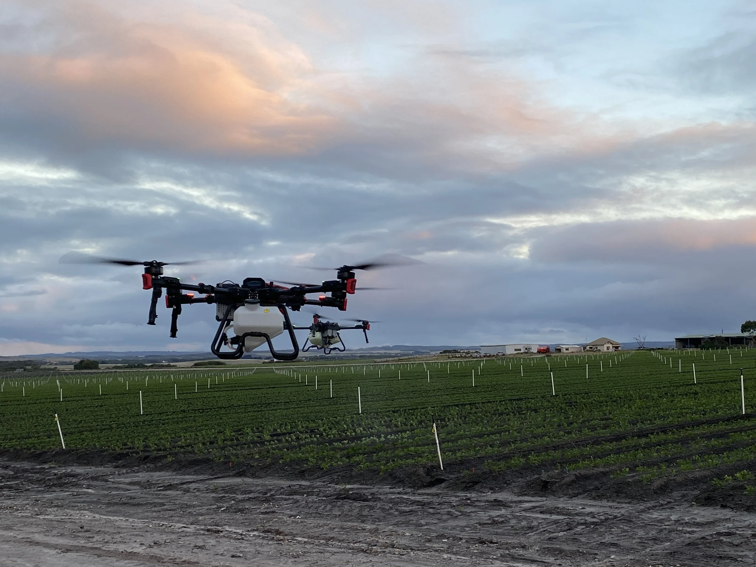 Spray drone demonstration night held in Middle Tarwin