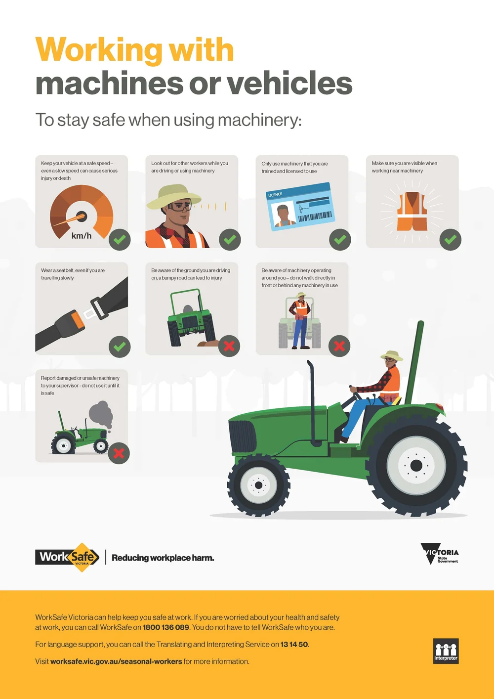 Worksafe Victoria Informed and Supported Workers (ISW) — Food and Fibre Gippsland