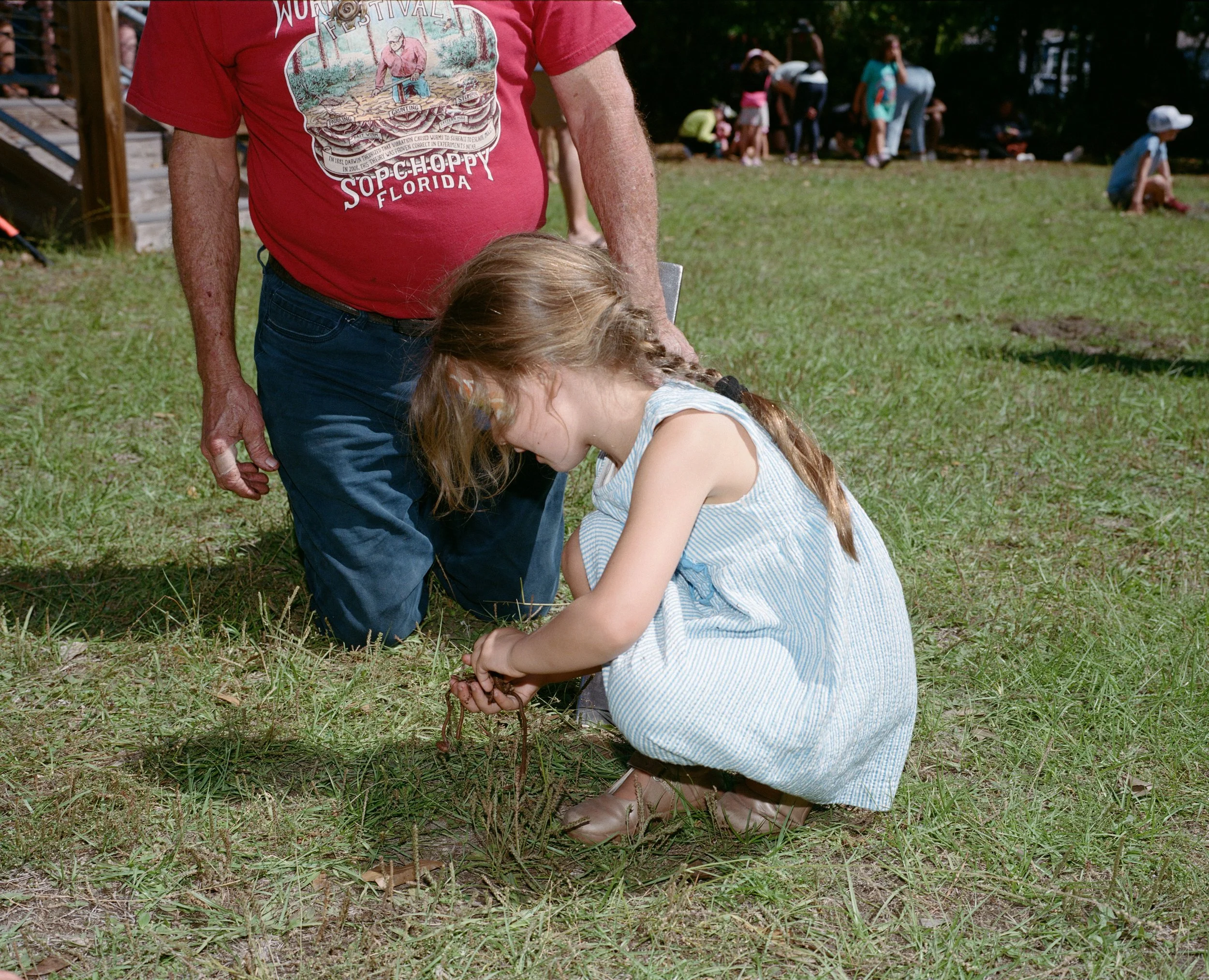 Little Girl and The Worms