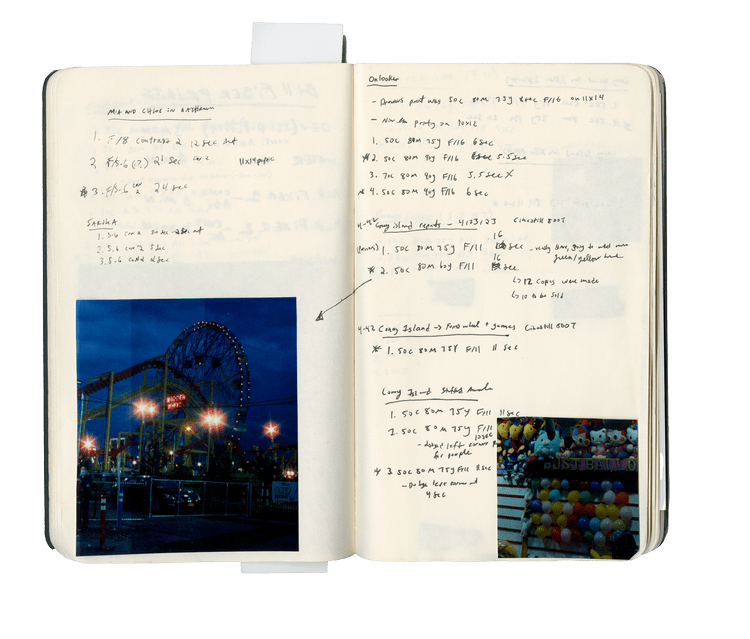 Notebook V1 open pages