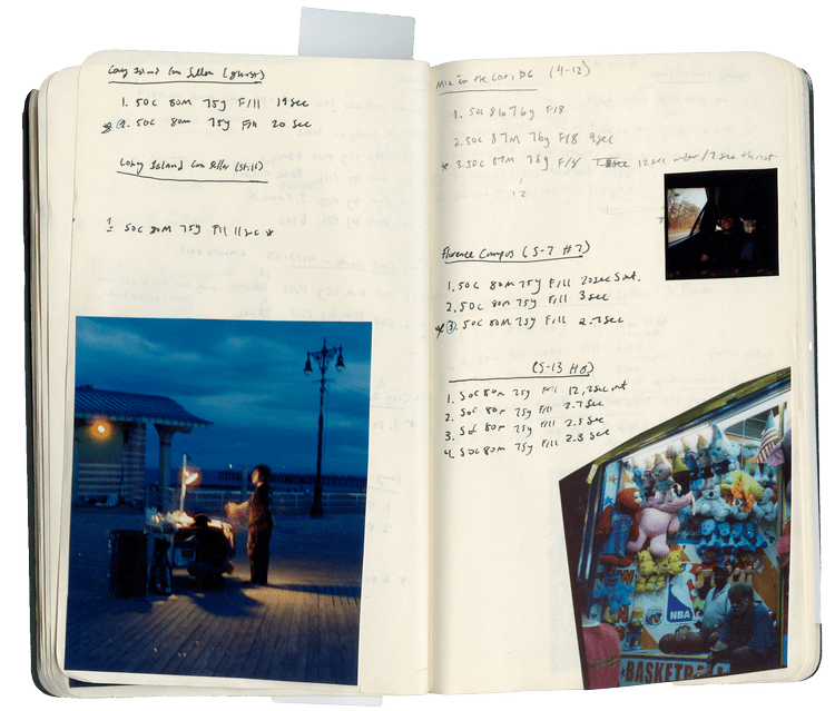 Notebook V1 open pages 2