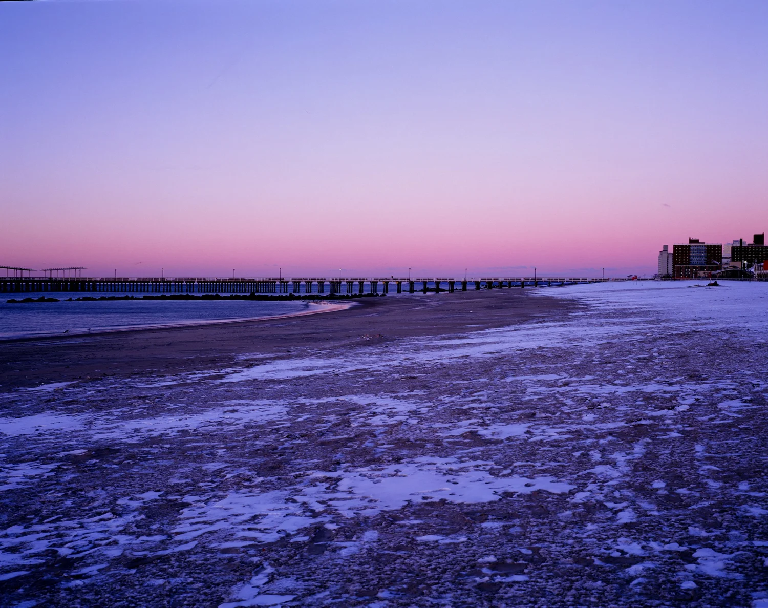 Snowy Beach