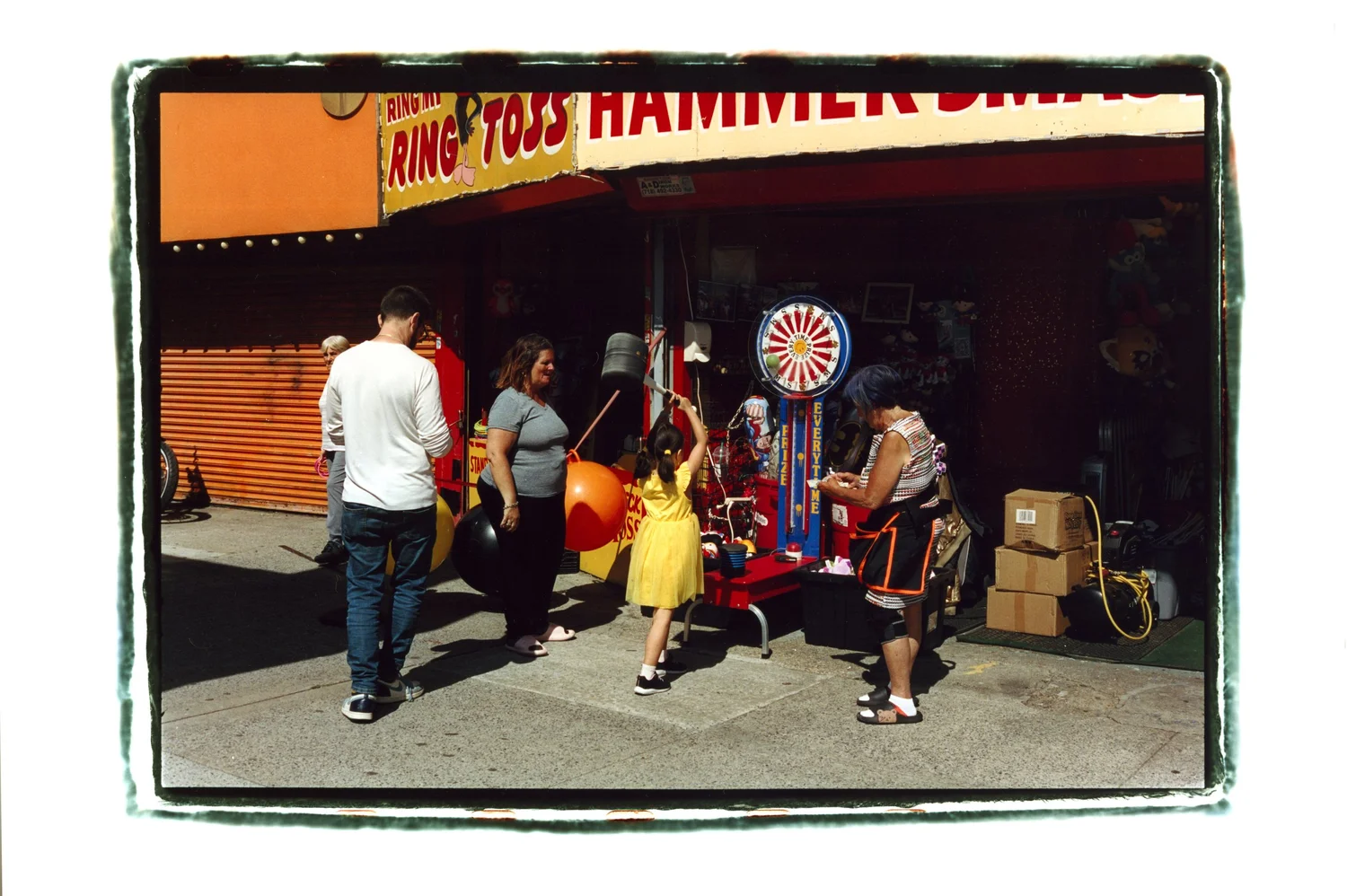 Girl Winning a Prize
