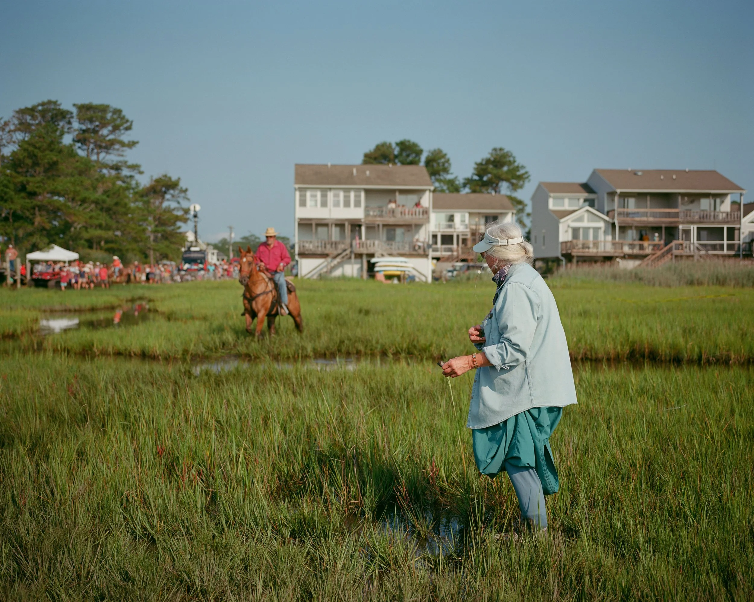 Woman and Saltwater Cowboy