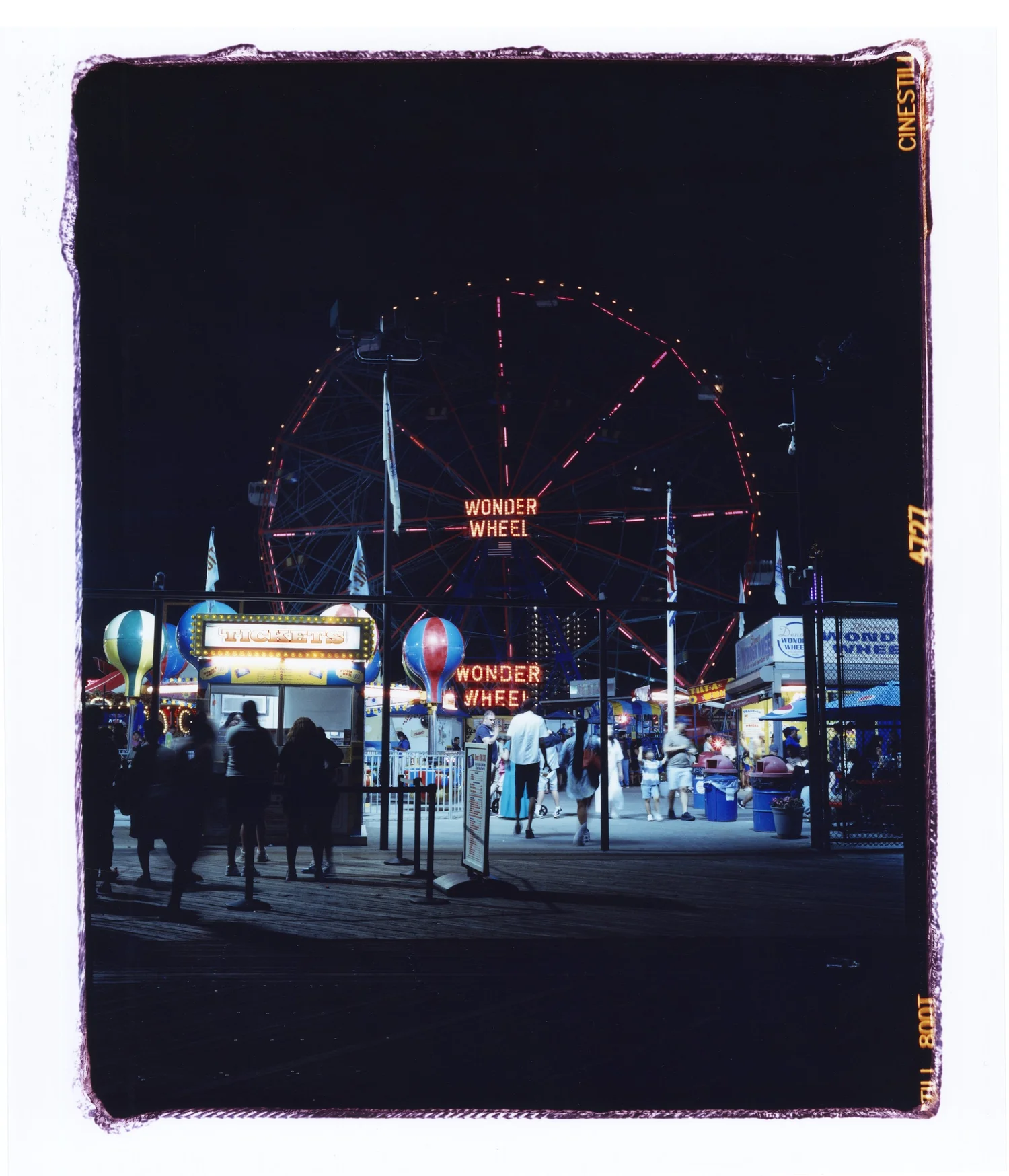 Wonder Wheel at Night