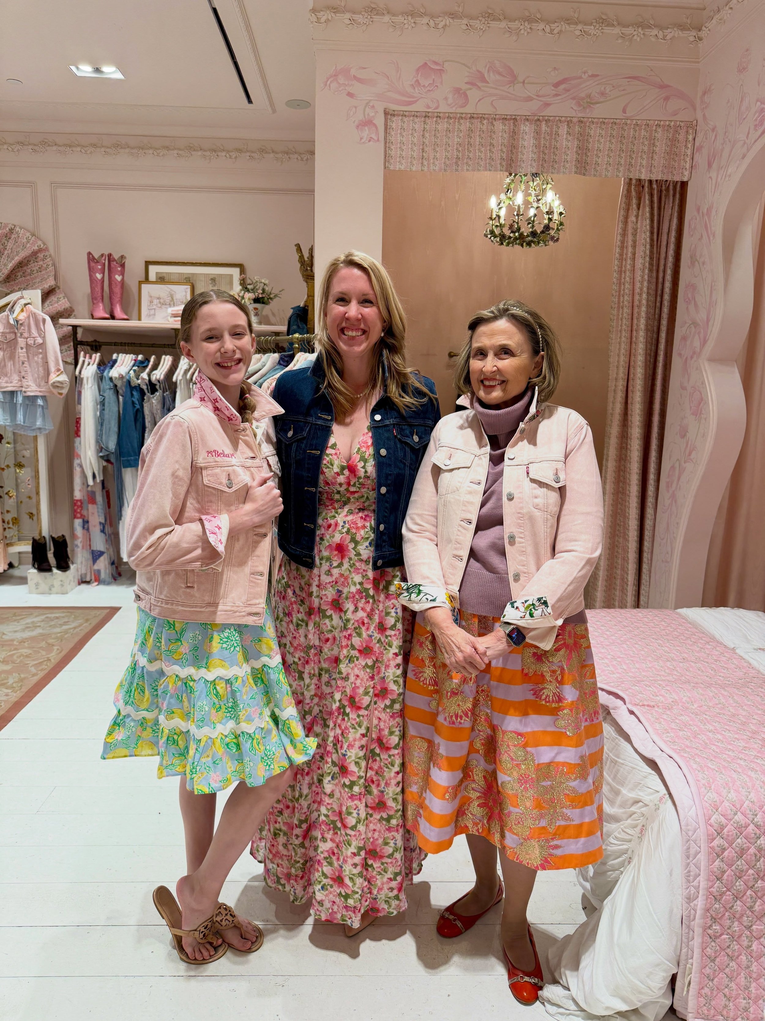 As a brand founded by four generations of women, we loved spending Mother&rsquo;s Day styling new clients who are just as beautiful inside as they are out 🩷

#motherdaughter #springfashion #HappyMothersDay