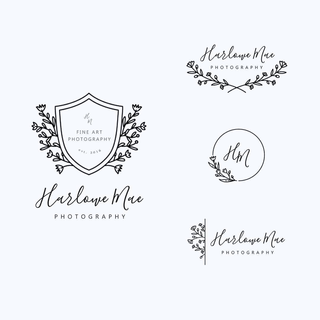 Beyond your main logo, there are endless options for your alternate logos/submarks! These are perfect for laying over pictures, placing throughout your website + social media, printing on stationery as a collective instead of the same image on every 