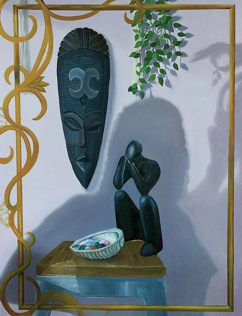 Shadow Work, 2020 36 x 24" Oil on Canvas