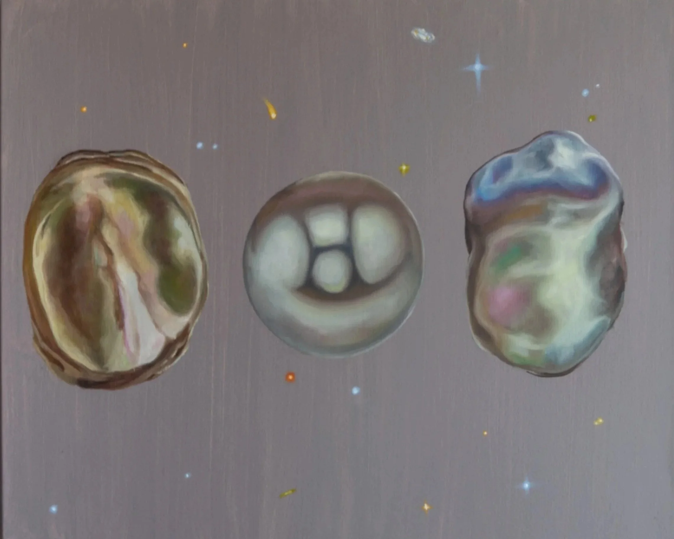 the poetry of becoming, 2025
20 x 24"
Oil on Canvas