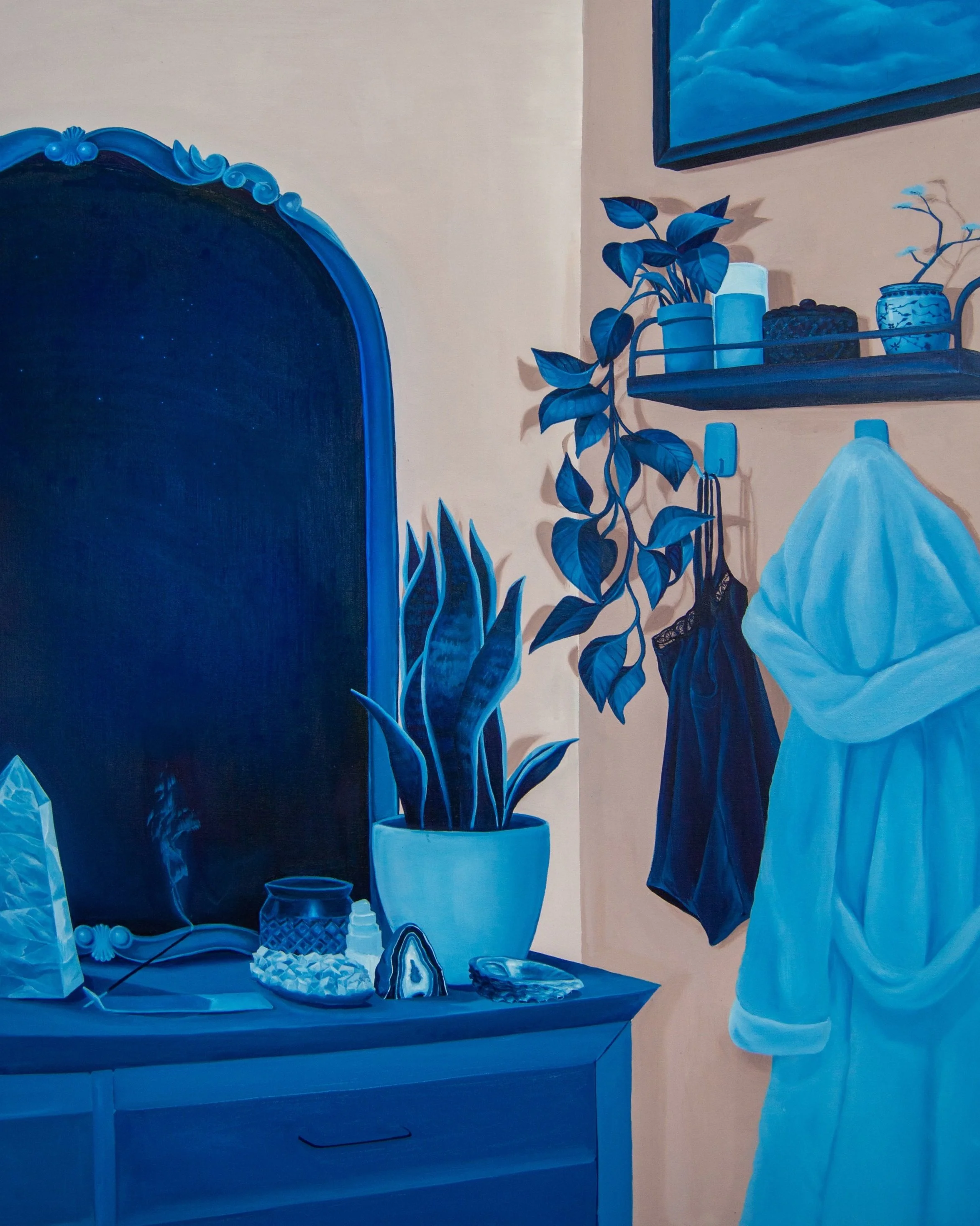 Star Gazing [In the Mirror]_48x60_OilonCanvas.jpg