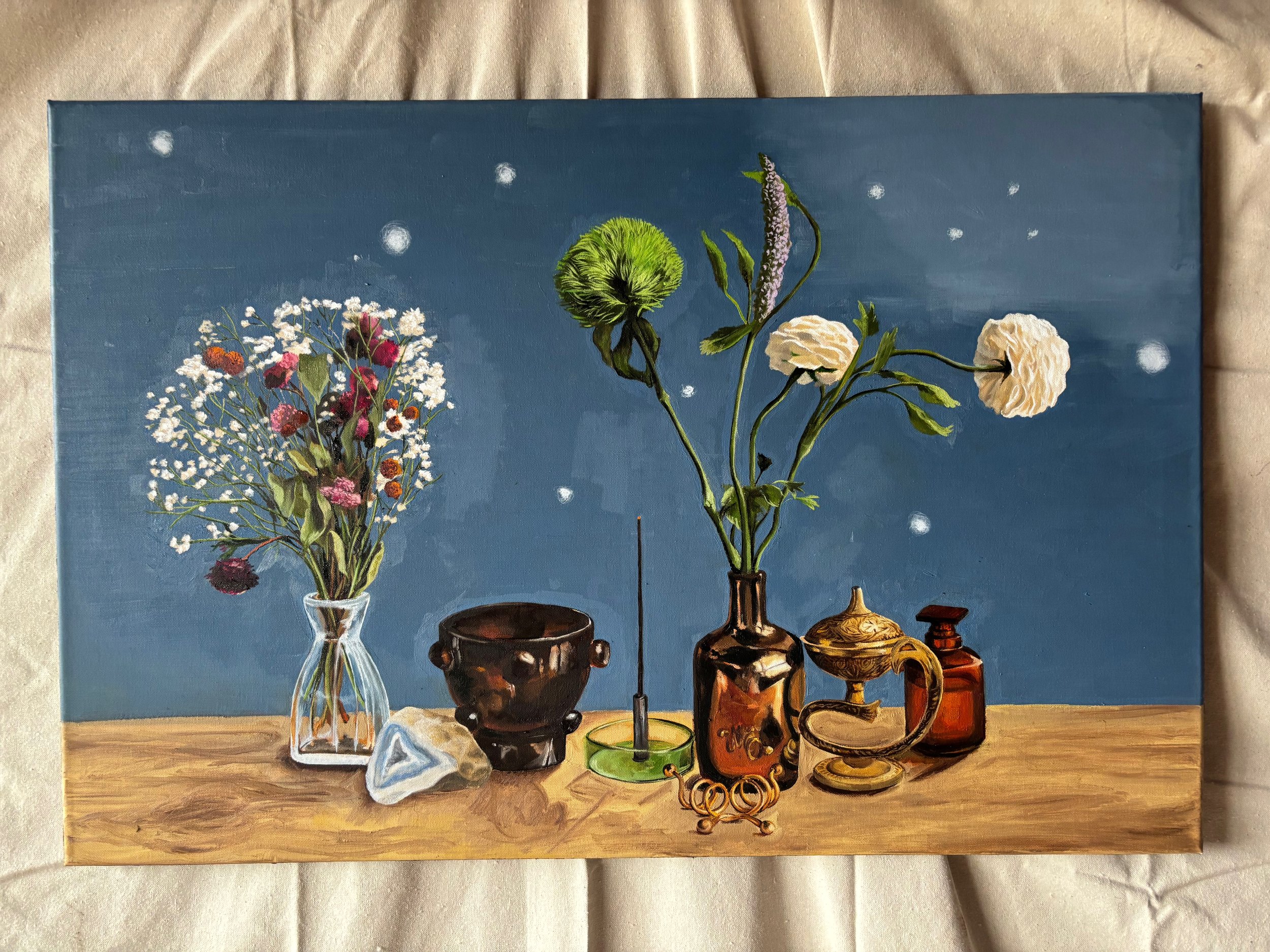 Sacred Amber - Original Oil Painting