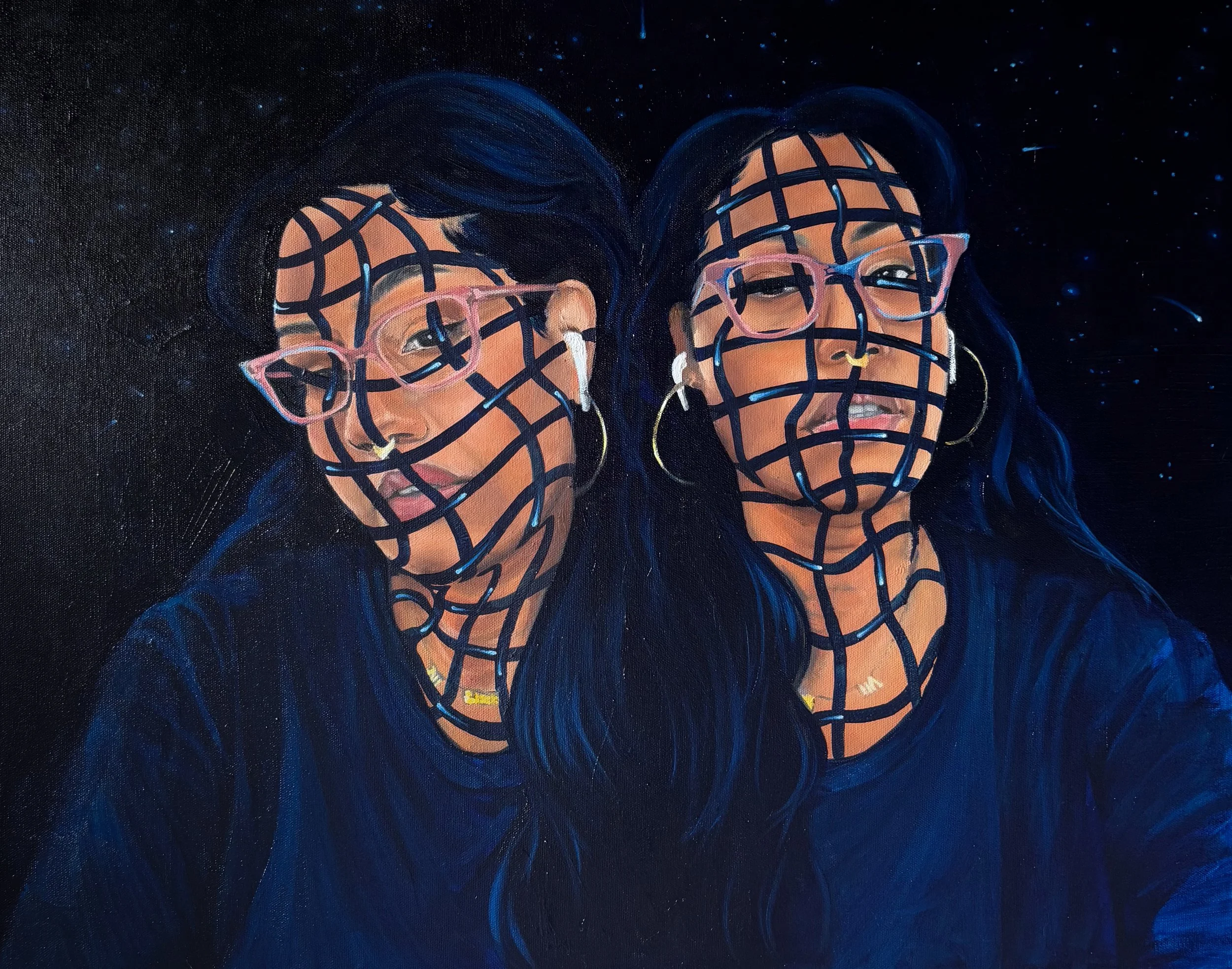 Two Headed Woman, 2025
24 x 30"
Oil on Canvas