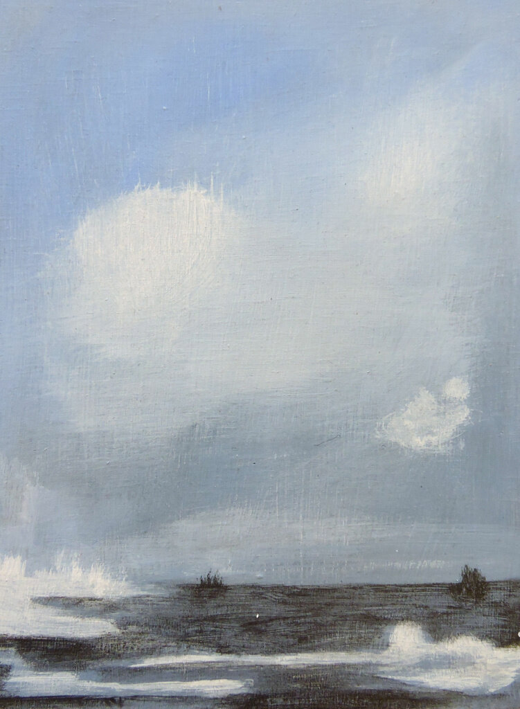 Ice in The Harbor
5 X 7"
Oil on Wood Panel