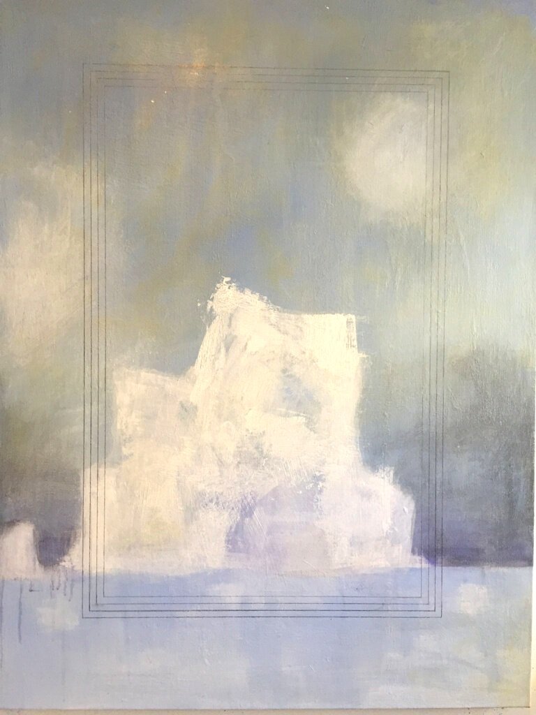 Iceberg With Grid
30 X 40"
Oil On Canvas