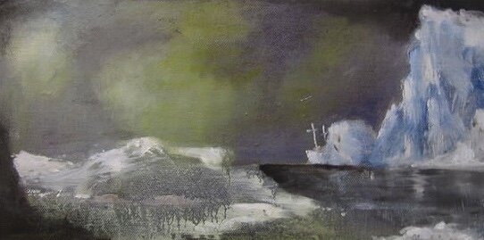 1915 (Shackleton)
6 X 11 3/4"
Oil on Canvas