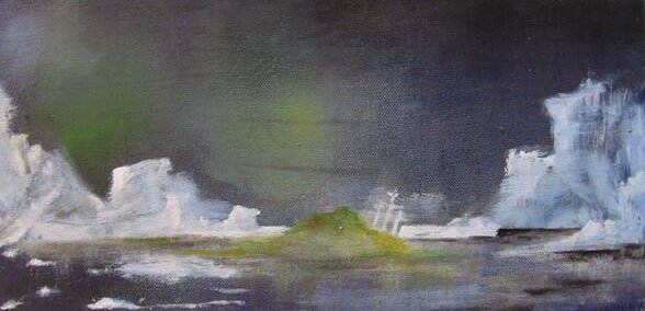 1914 (Shackleton)
6 X 11 3/4"
Oil on Canvas