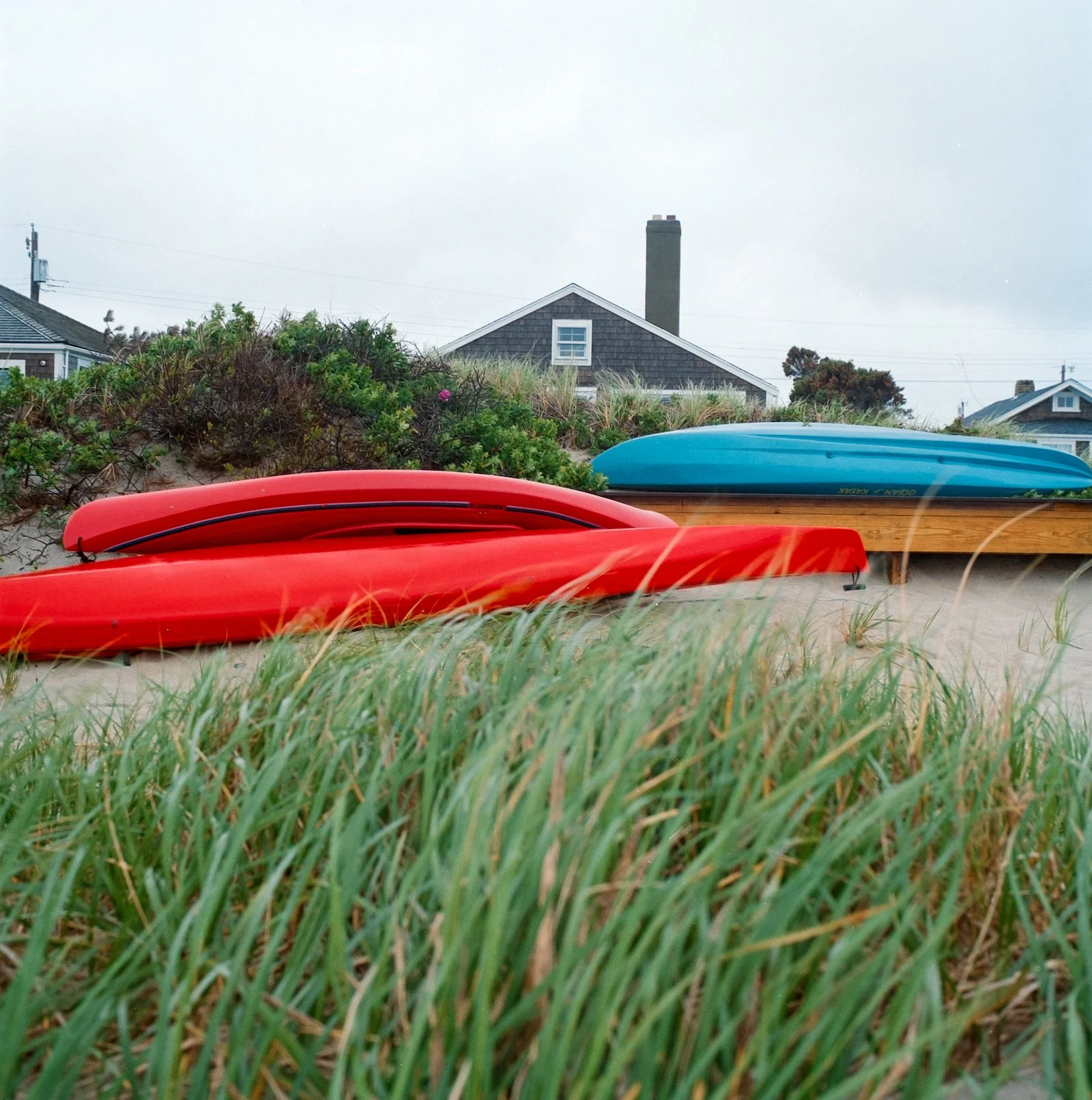 Kayaks at Madaket - Nantucket - May 2026