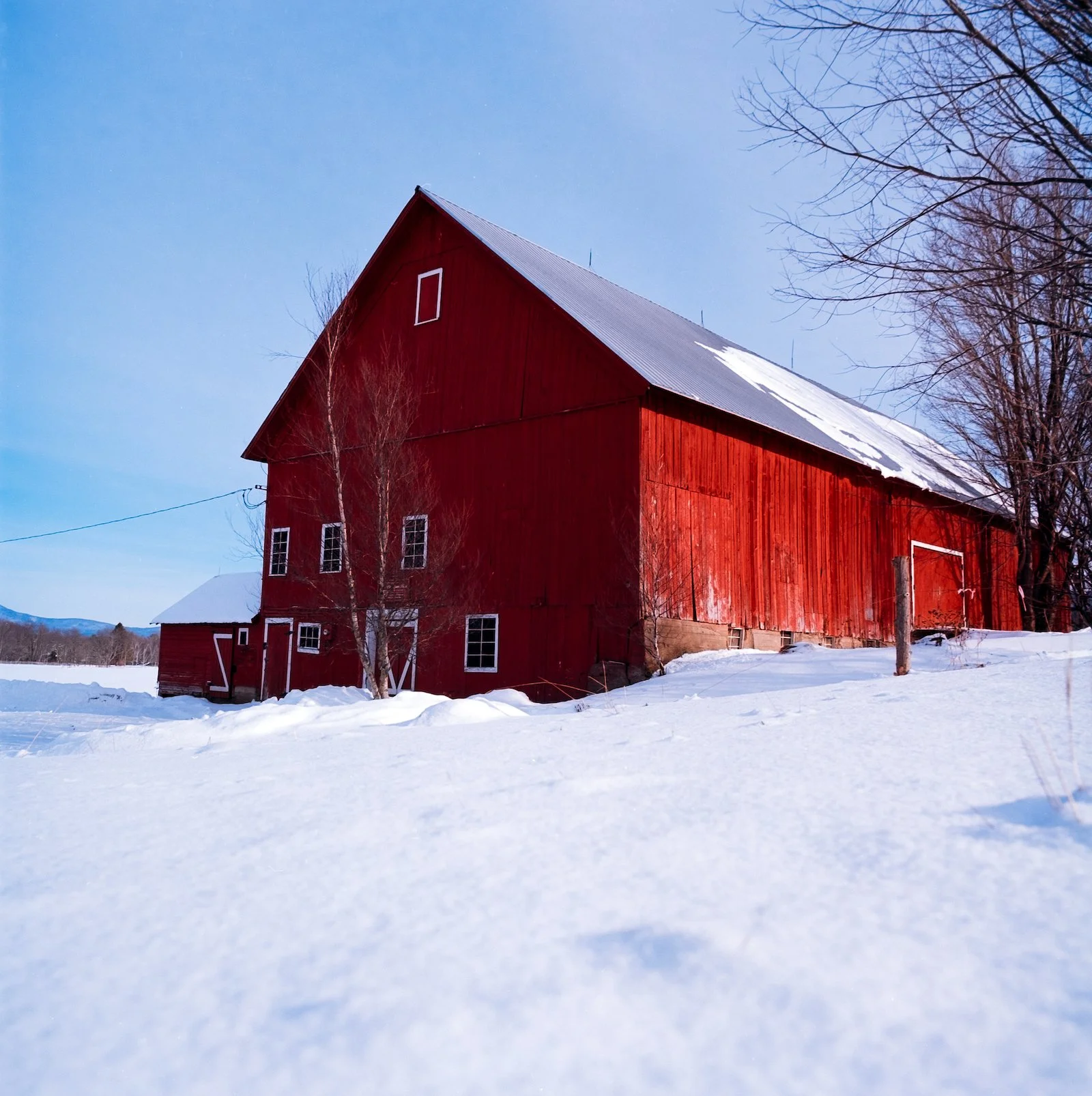 Snowy Barn in Stowe II - Vermont - 2026