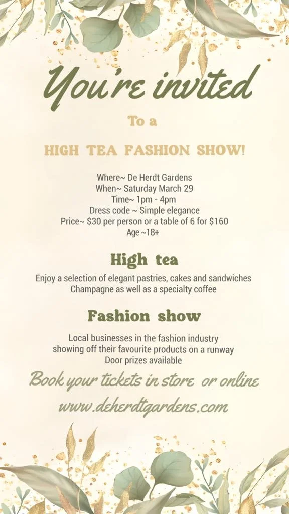 Fashion Show High tea -SOLD OUT