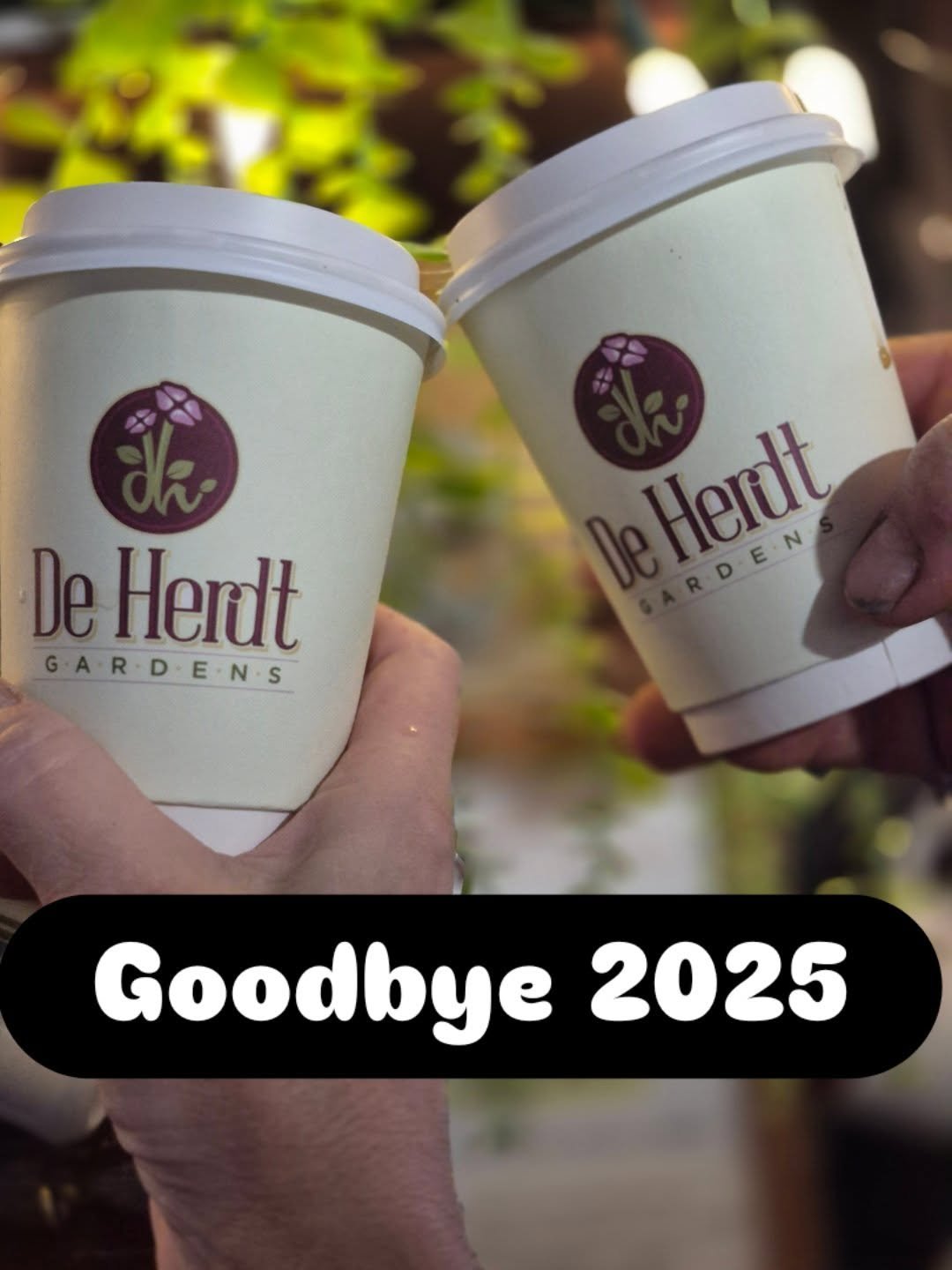 What better way to close off 2025 than a cup of great coffee 🙂
A year with some challenges, beautiful happenings, and all your visits and support ❤️
We look forward seeing you back on January 26 2026
#deherdtgardens 
#elienekesbakeshop 
#coffeeshop 
