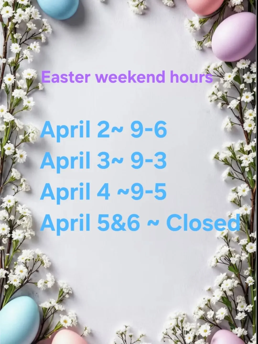 Please note April 2 is the last day for custom chocolate orders! 
For baked goods we can take orders up until friday 
We will be making assorted paskas, regular hot cross buns and chocolate hot cross buns, sugar breads and of course dinner buns!
 Eas