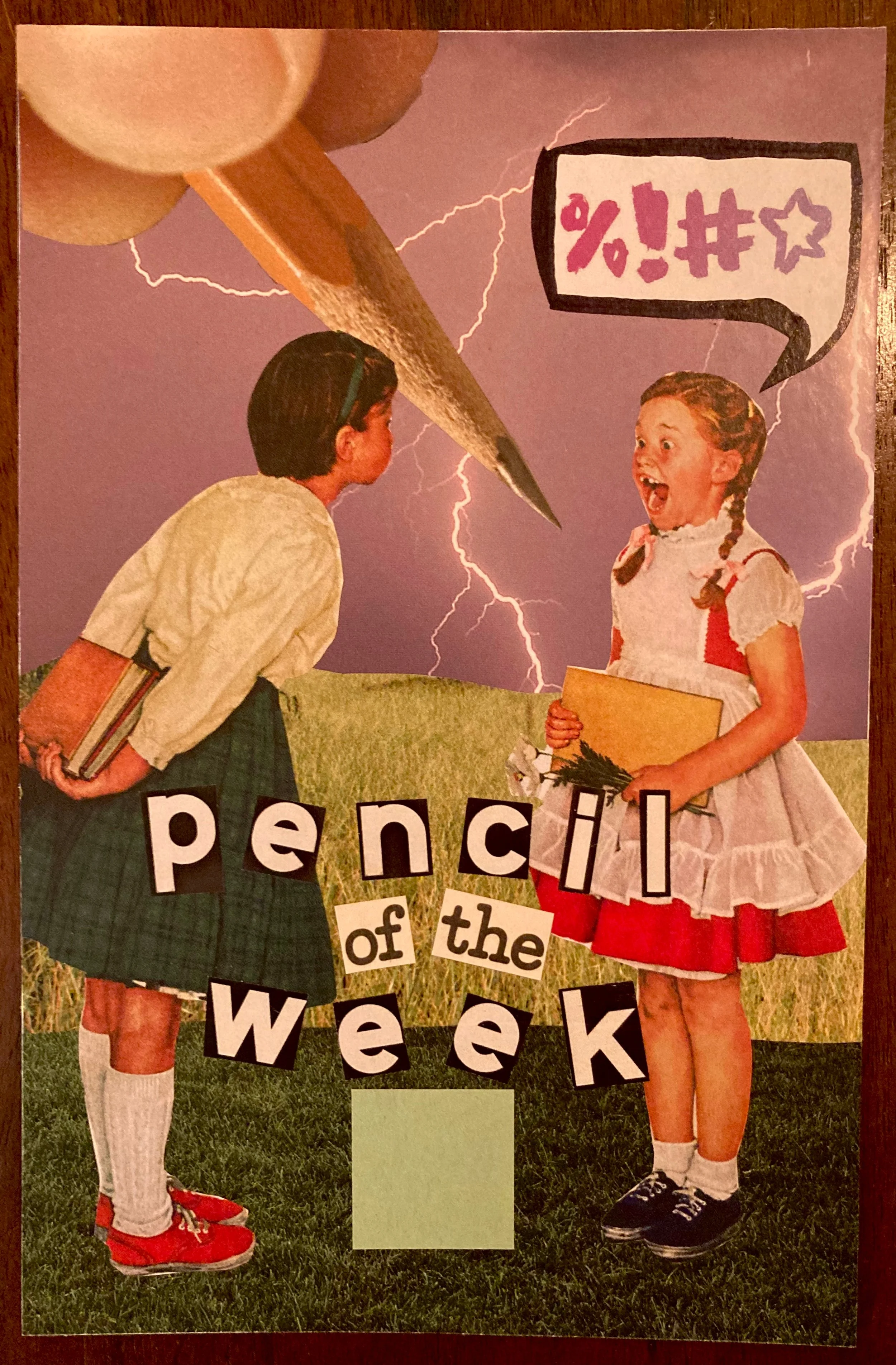 Cover art for Pencil of the Week #14, which you can purchase by clicking.