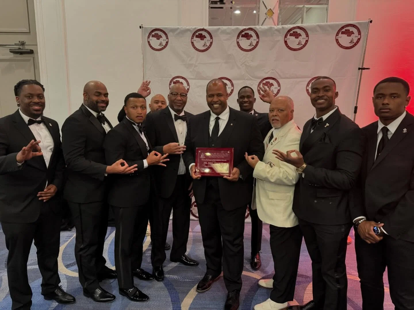 CSAC brothers recognizing Dr. Eric Tucker