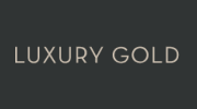 Luxury Gold text on a dark background