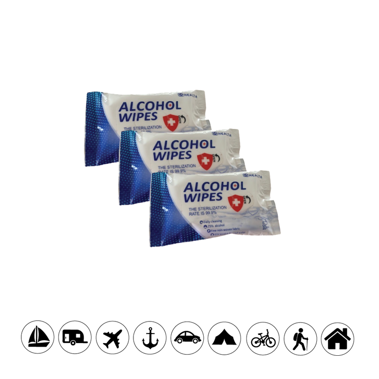 Alcohol Wet Wipes (10 Pack)