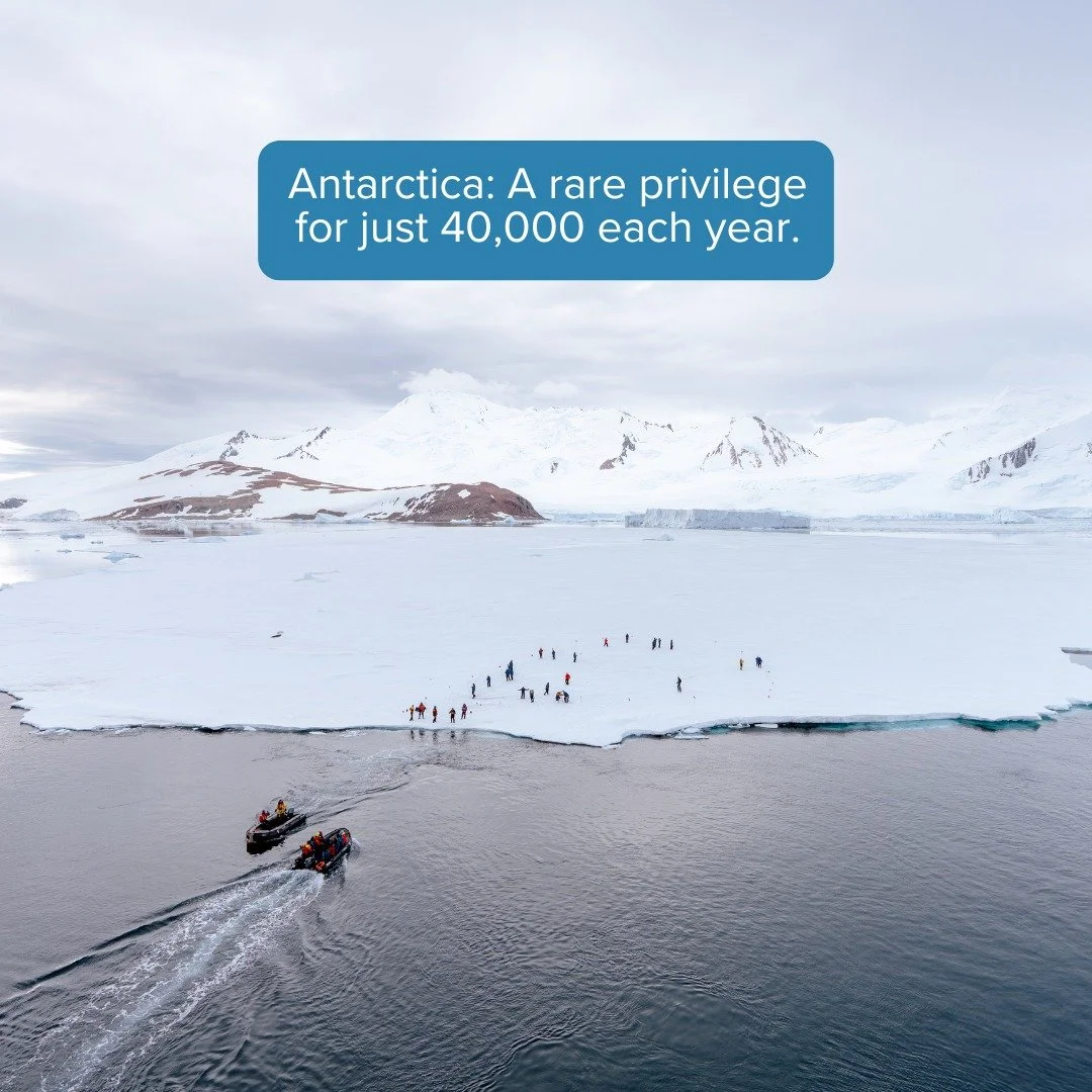 Journey Insight: Fewer than 40,000 travellers each year are permitted to set foot on Antarctica&rsquo;s icy shores - a rare privilege on Earth.

#LoveCruise #CruiseBeyondTheOrdinary #ExpeditionCruise #NationalTravel #HXExpeditions