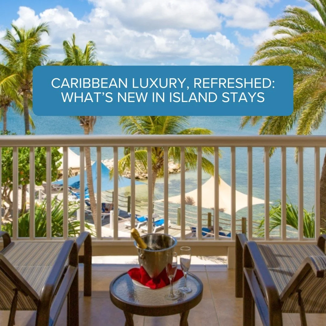 🏝️ Caribbean Luxury, Refreshed: What&rsquo;s New in Island Stays

From private-island escapes to elevated beachfront resorts, the Caribbean is raising the bar on luxury. New openings, renovated suites, and enhanced wellness offerings are giving disc