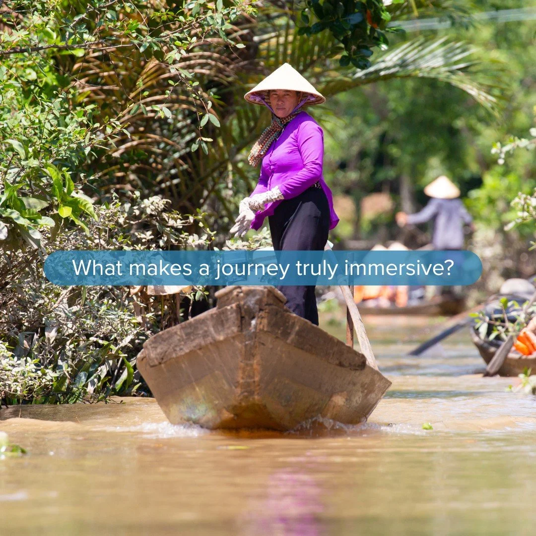 What makes a journey truly immersive for you?

Is it the moments of cultural connection that bring a destination to life?

The luxury of slowing down and truly being present?

Or the deeper understanding that comes from learning the stories behind ea