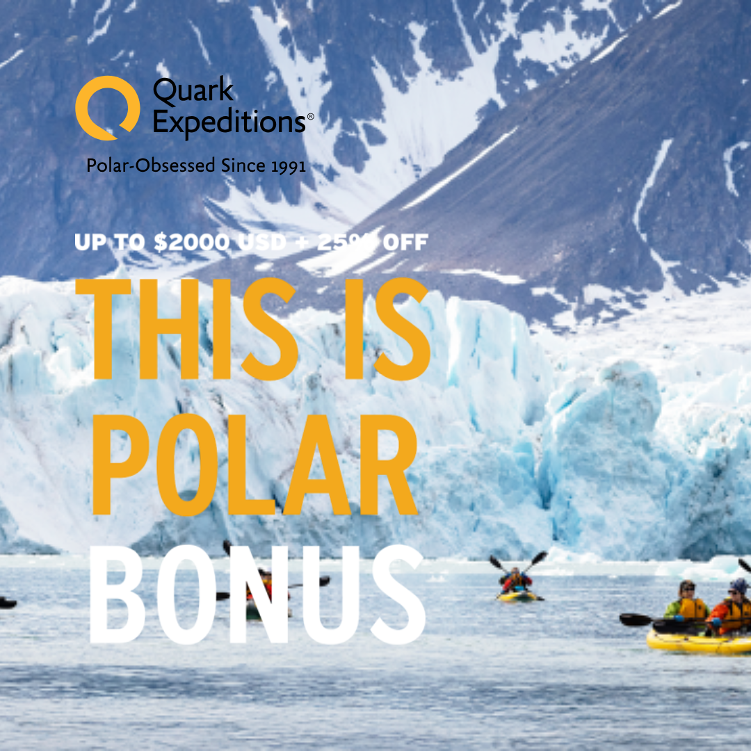 Quark Expeditions Wave Season Offer This is Polar Bonus