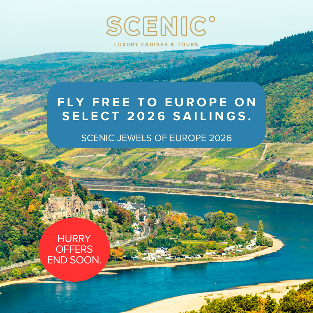 Scenic Jewels of Europe, Fly Free to Europe