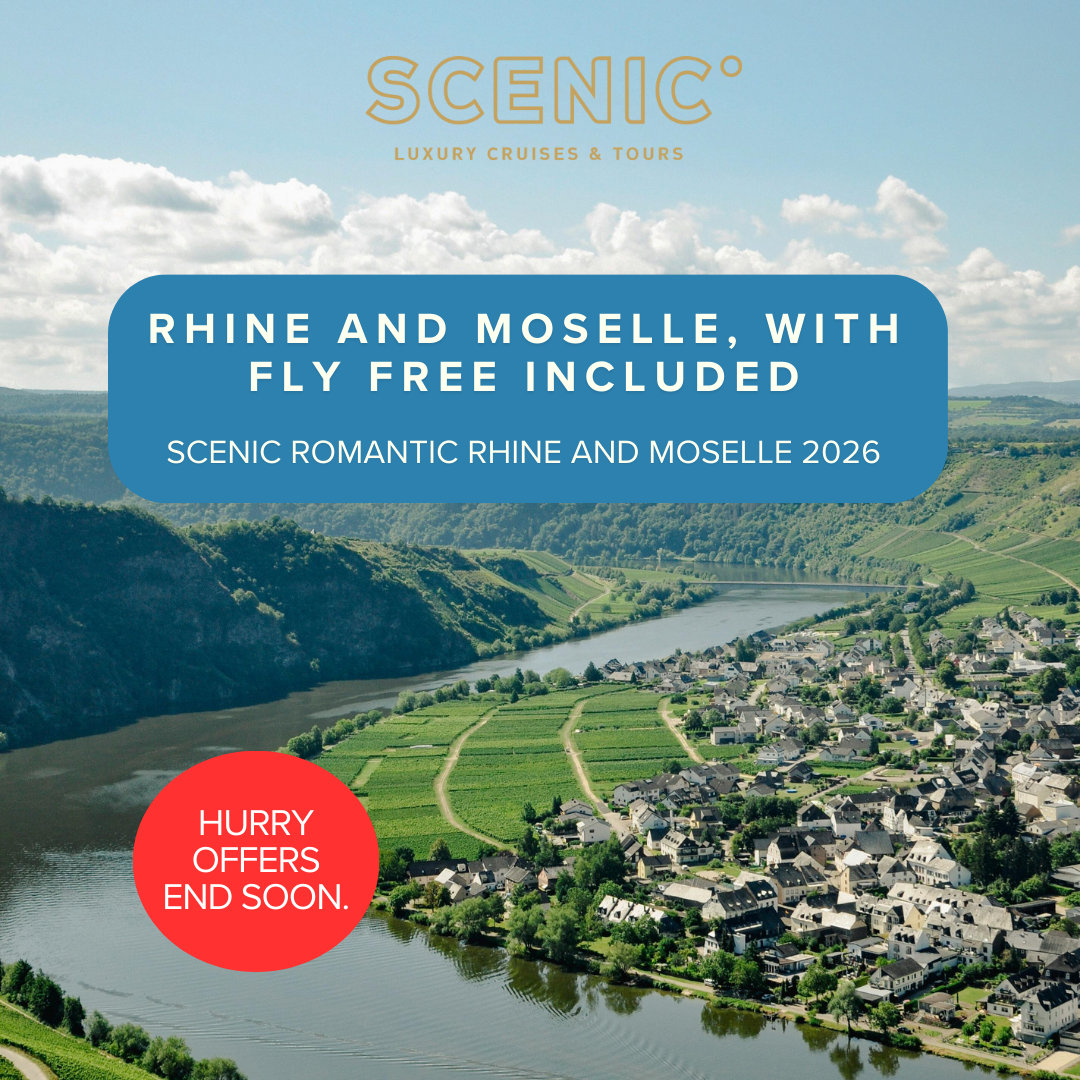 Scenic Romantic Rhine and Moselle, Fly Free to Europe
