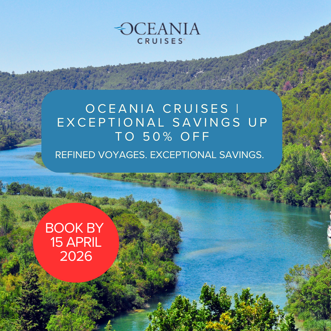 Oceania Cruises | Exceptional Savings up to 50% Off