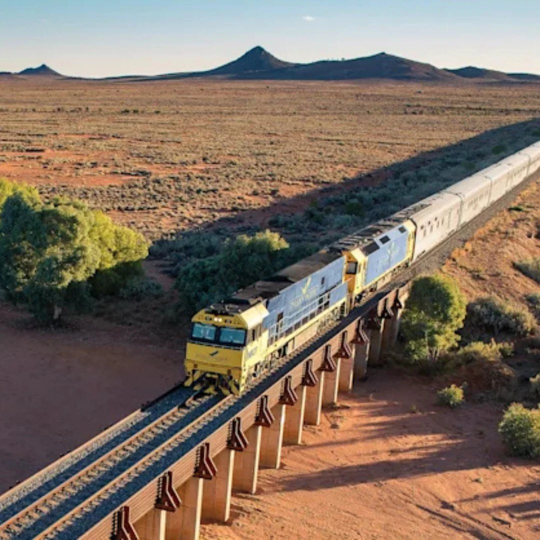 Northern Explorer with Sydney

Cover a remarkable stretch of Australia on this 24 day Premium rail and sail journey, blending the romance of the Indian Pacific with a Northern Explorer cruise and a perfectly placed Sydney stay.

&bull; 4 nights aboar