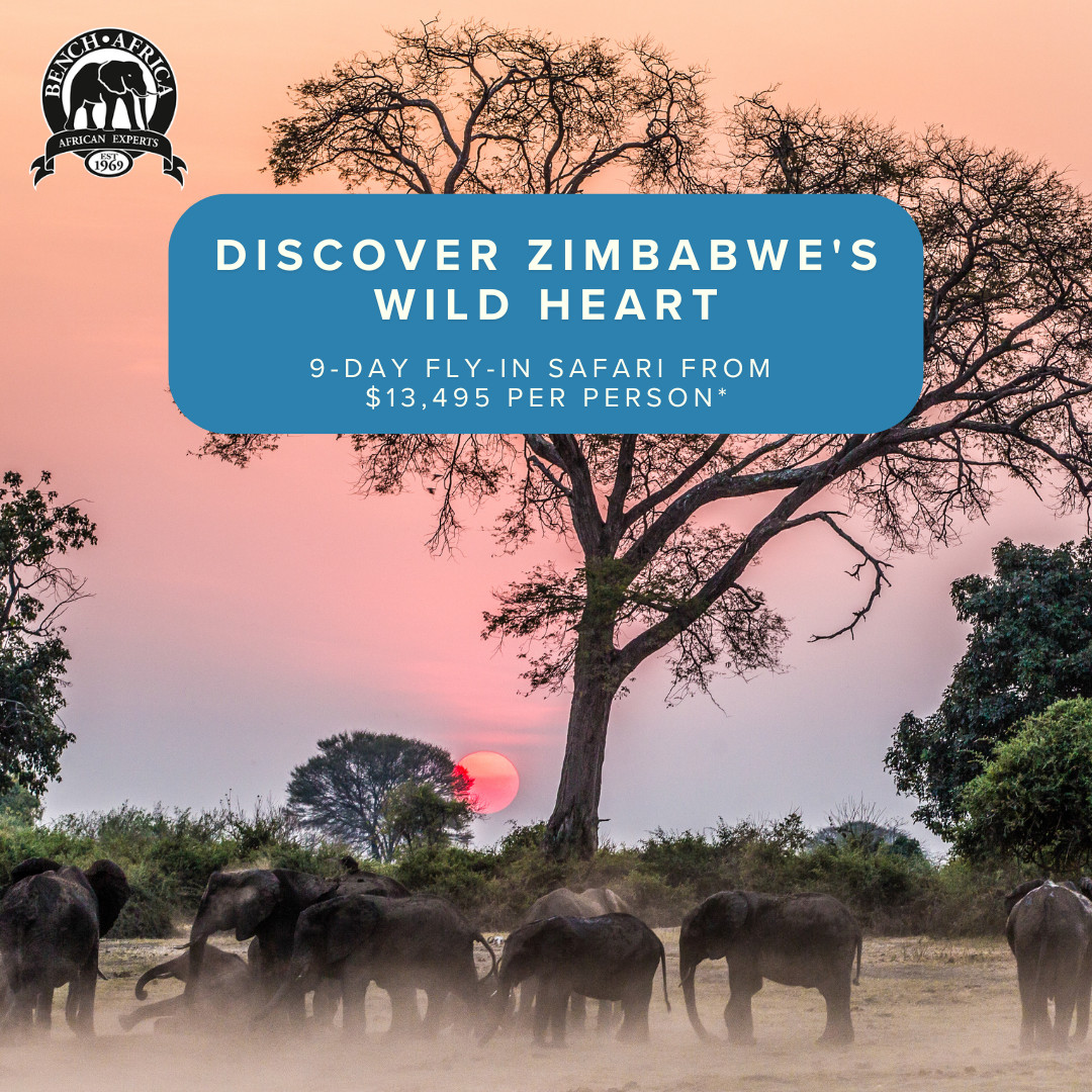 9 Days from $13,495 per person | Zimbabwe Wilderness*