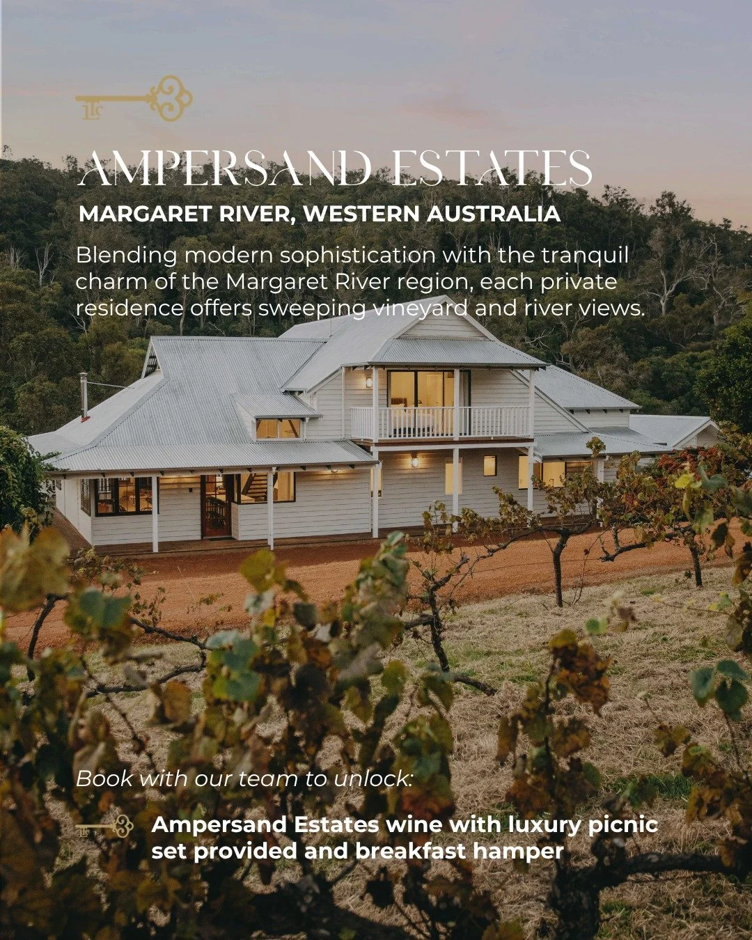 EXCEPTIONAL STAYS. EXCLUSIVE PRIVILEGES.
 
Reserve selected Luxury Travel Collection stays through National Travel and receive exclusive benefits designed to make your time away feel even more personal.
 
A bottle of local wine waiting on arrival. A 