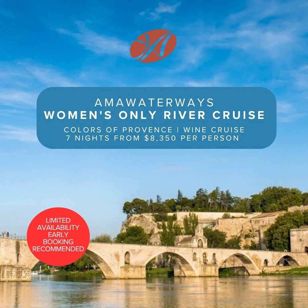 🍷 PROVENCE, WINE &amp; WONDERFUL COMPANY

Experience the beauty of Provence on a Women&rsquo;s Only Colours of Provence Wine Cruise with AmaWaterways, created especially for women who share a love of travel, connection, exceptional food and, of cour