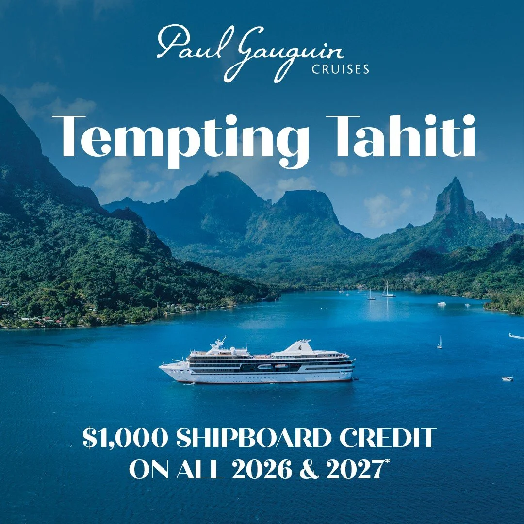 🌺 Which corner of paradise would you choose?

Sail deeper into the South Pacific aboard Le Paul Gauguin, with voyages exploring some of French Polynesia&rsquo;s most beautiful islands and archipelagos.

🏝️ Tahiti &amp; the Society Islands &ndash; 7