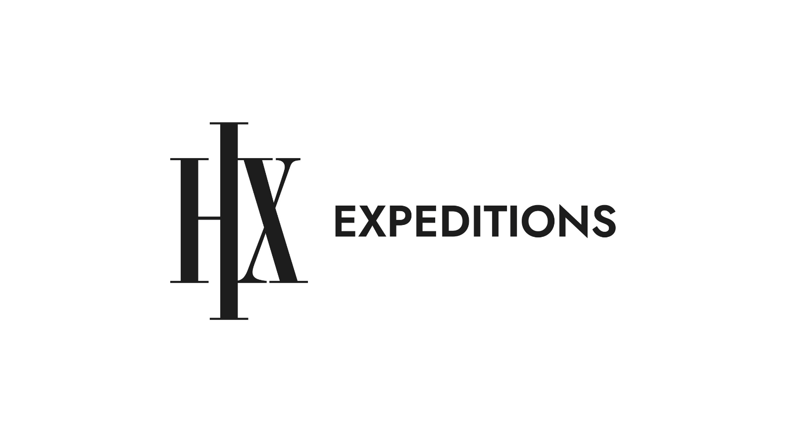 Logo with large 'H' and 'X' overlapping and the word 'EXPEDITIONS' to the right.