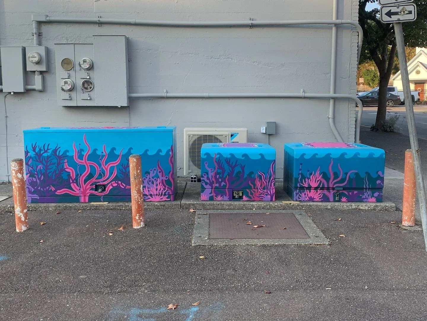 Location- Parking lot behind Jennies Shoes, Corner of Central Ave and N Second St. Coos Bay, OR