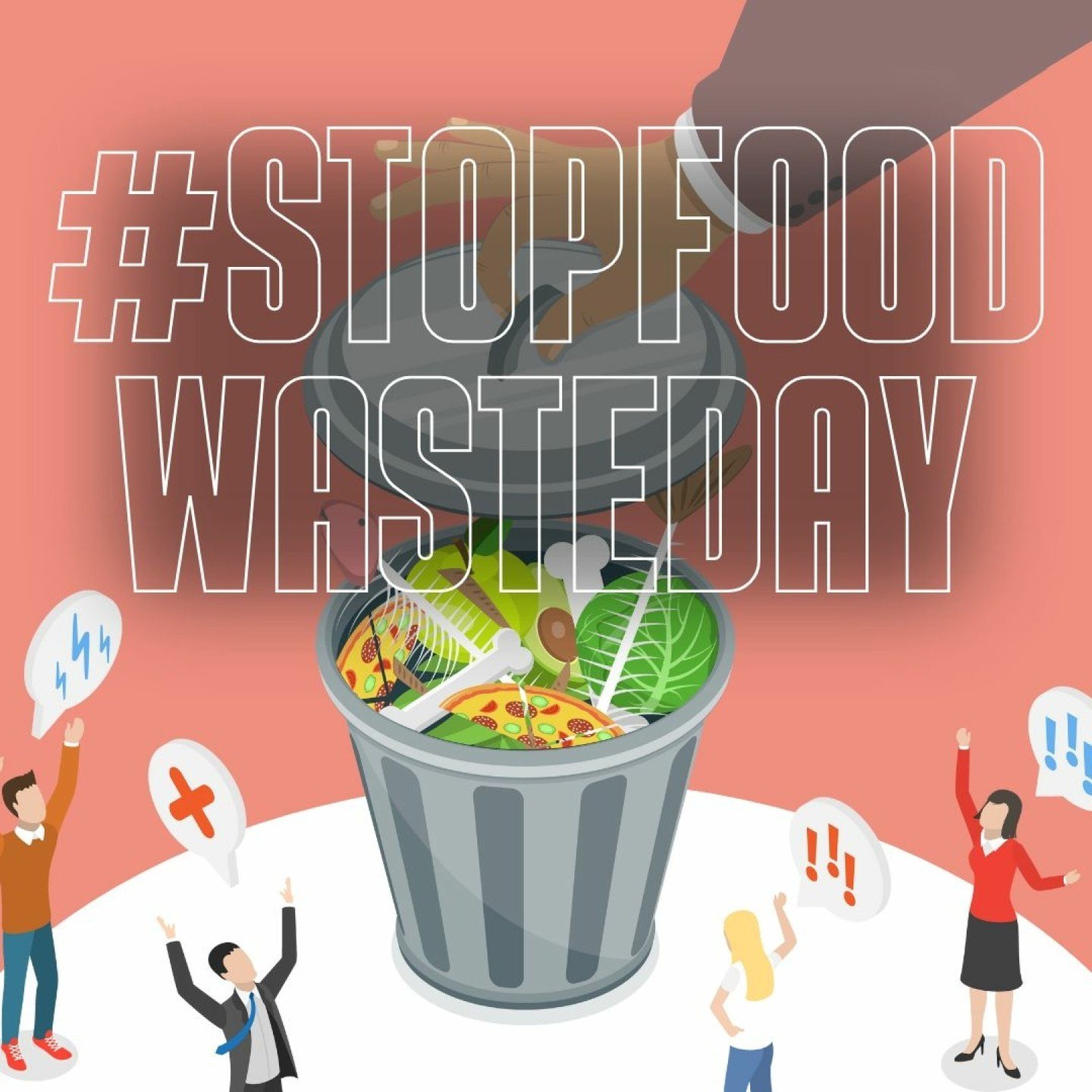 It's Stop Food Waste Day! 🛑 

🌎Let's talk about reducing food waste and making a positive impact on our planet. 

🌎Did you know that approximately one-third of all food produced globally is wasted? 

🌎That's not just food going in the trash; it's