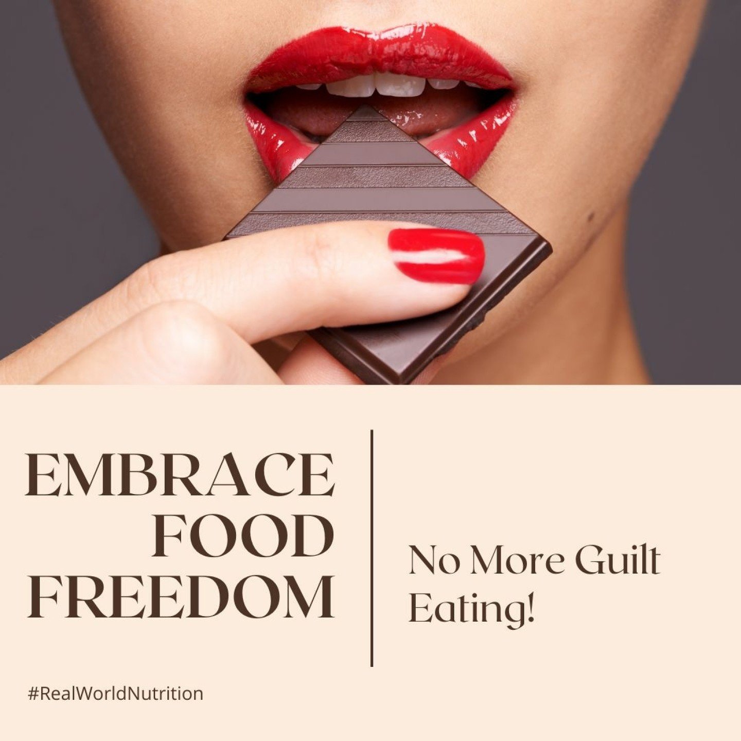 Embrace Food Freedom: No More Guilt Eating!

🧁 Let&rsquo;s chat about something important: not feeling guilty about eating. 

🧁First, no single food, meal, or day of eating defines your health. 

🧁Health is a journey, not a destination. 

🧁It&rsq