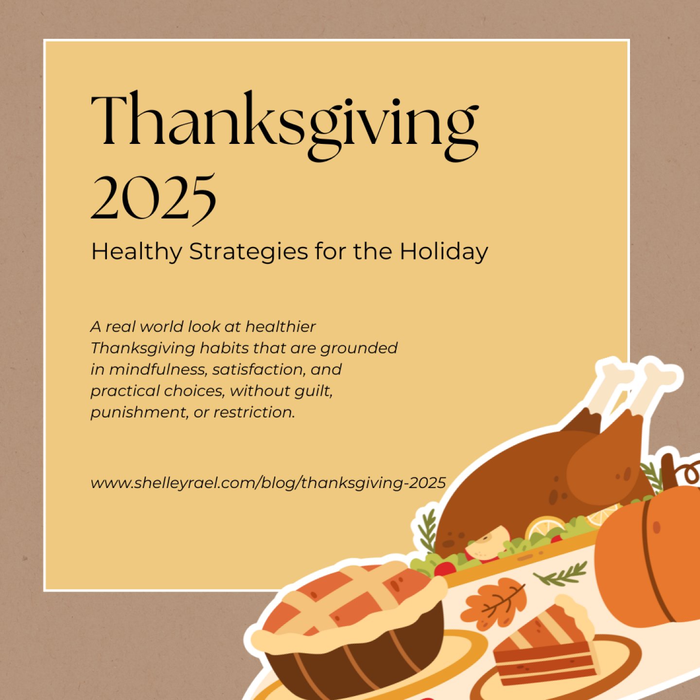 Thanksgiving may be behind us, but the holiday season is just getting started. This is where many people start to feel out of control with food. It is not the one meal on Thanksgiving that throws people off. It is the constant stream of events, treat