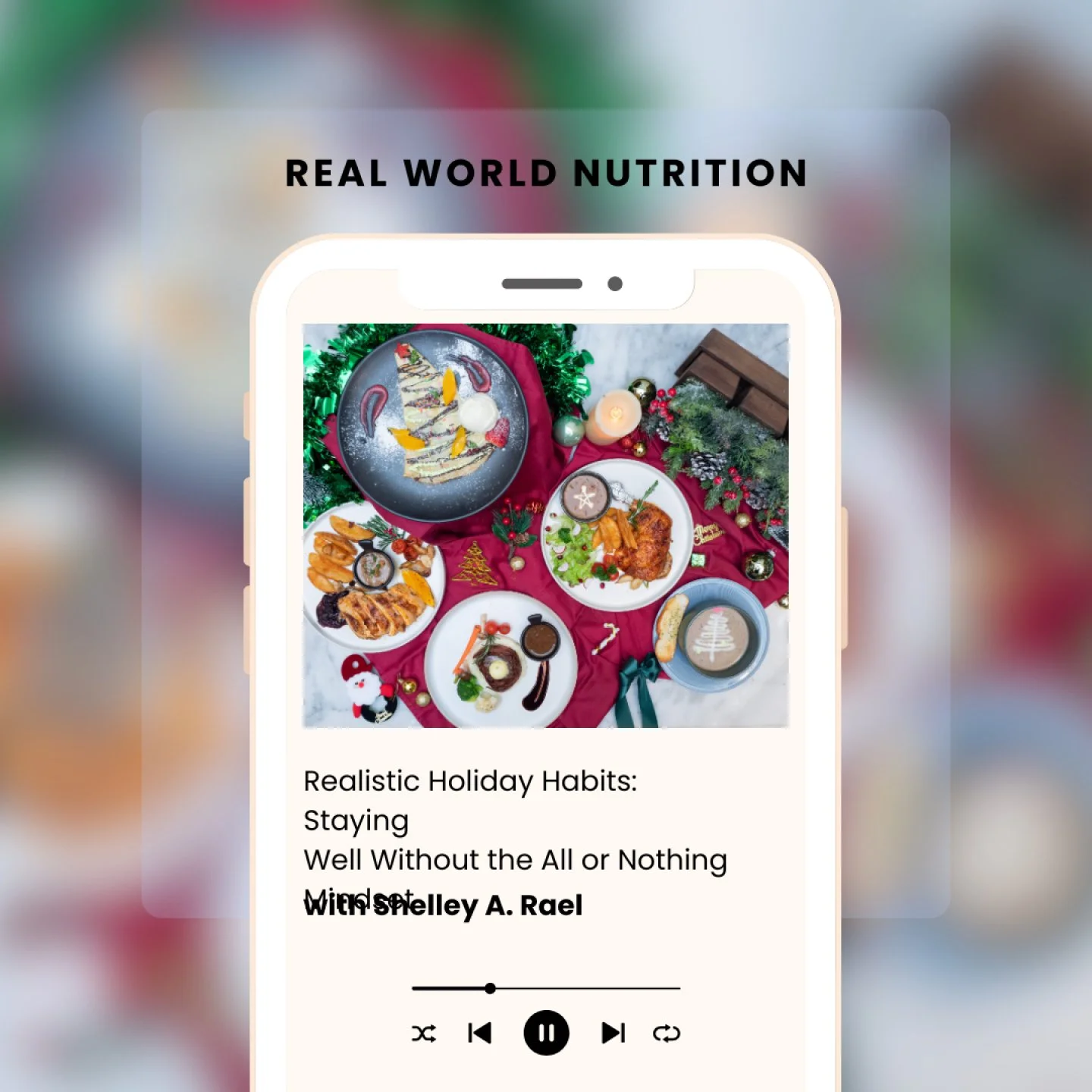If the holidays leave you feeling like you have to choose between enjoying yourself and staying healthy, the latest episode of Real World Nutrition might be precisely what you need. In this episode, I talk about what realistic habits look like during