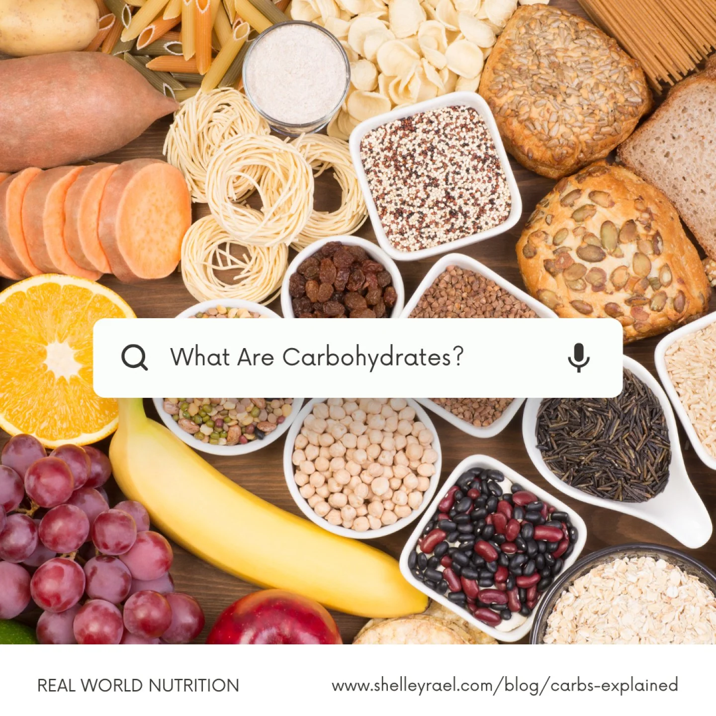 Carbohydrates are often talked about as if they are optional, interchangeable, or something to fear. That usually comes from not understanding what carbohydrates actually are.
Carbs are one of the six essential nutrients. They provide energy for the 